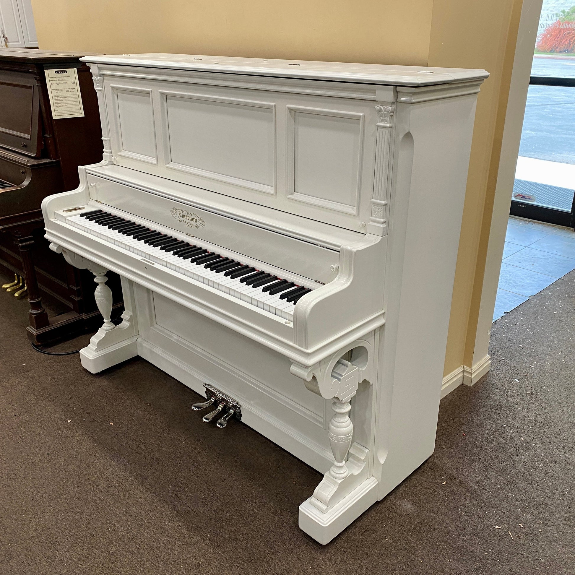 Image 18 of 1895 Rebuilt White Antique Emerson Upright