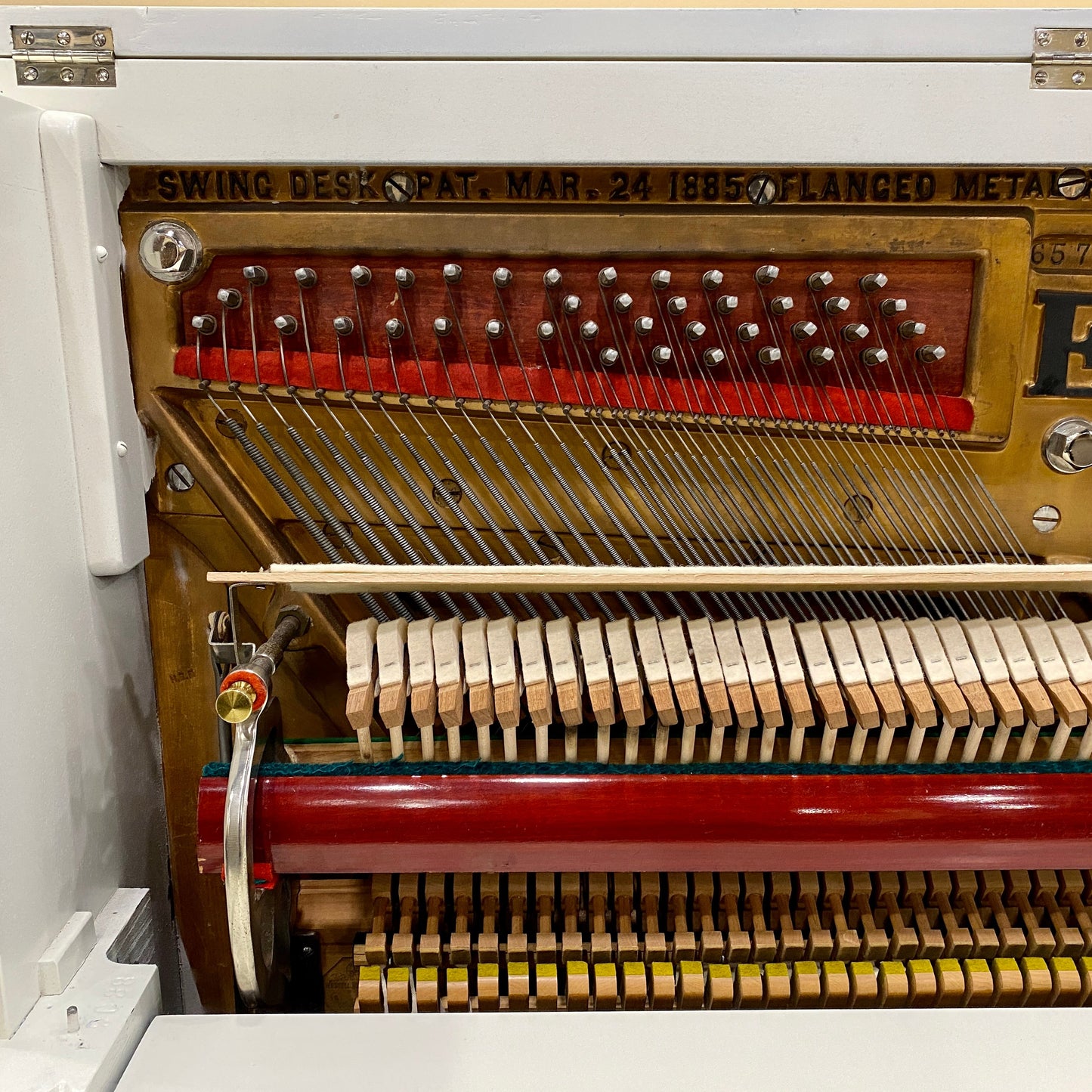 Image 26 of 1895 Rebuilt White Antique Emerson Upright