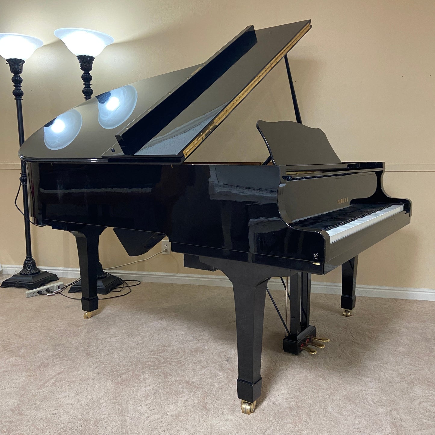 Image 34 of 1994 Yamaha C3 Grand Player Piano 6'1" with QRS Self Playing System