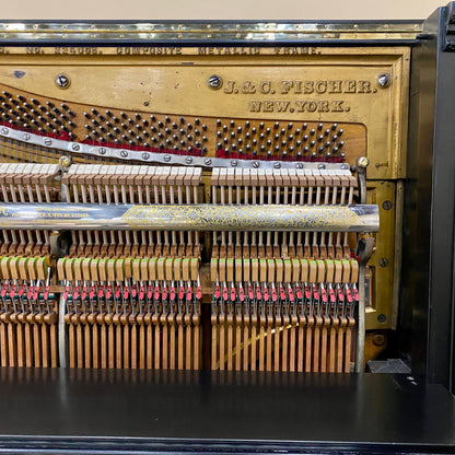 Image 2 of 1903 Fischer 57" Satin Ebony