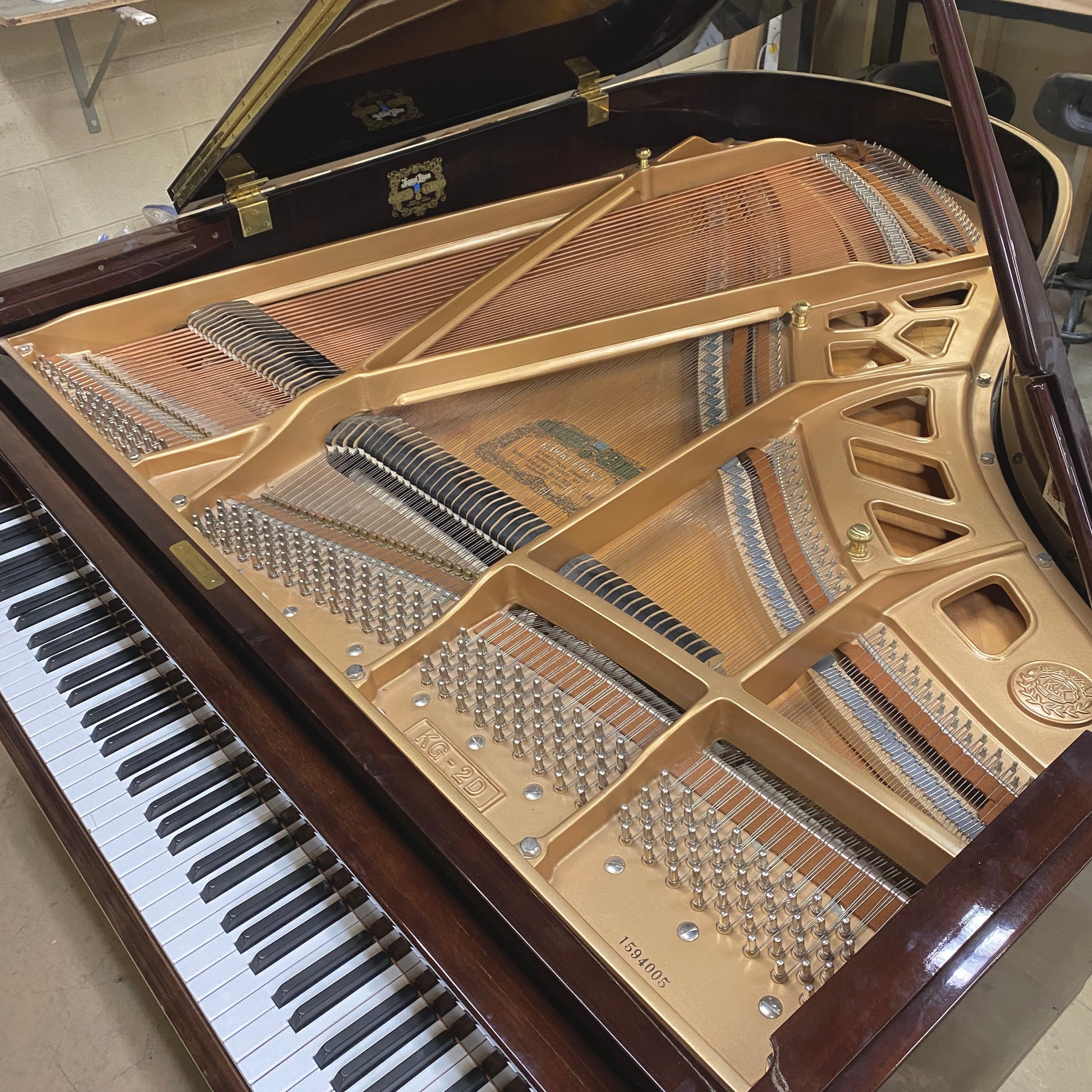 Image 11 of 1985 Kawai grand 5'10" Polished Walnut