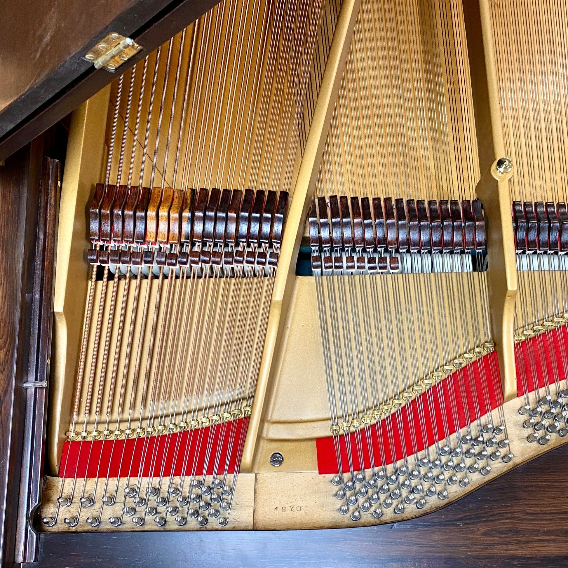 Image 9 of 1869 Decker & Bros Concert Grand 9' with QRS Self Playing System