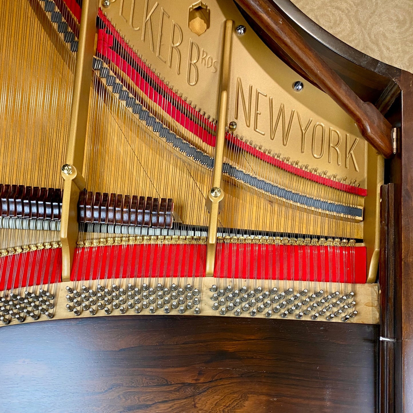 Image 10 of 1869 Decker & Bros Concert Grand 9' with QRS Self Playing System