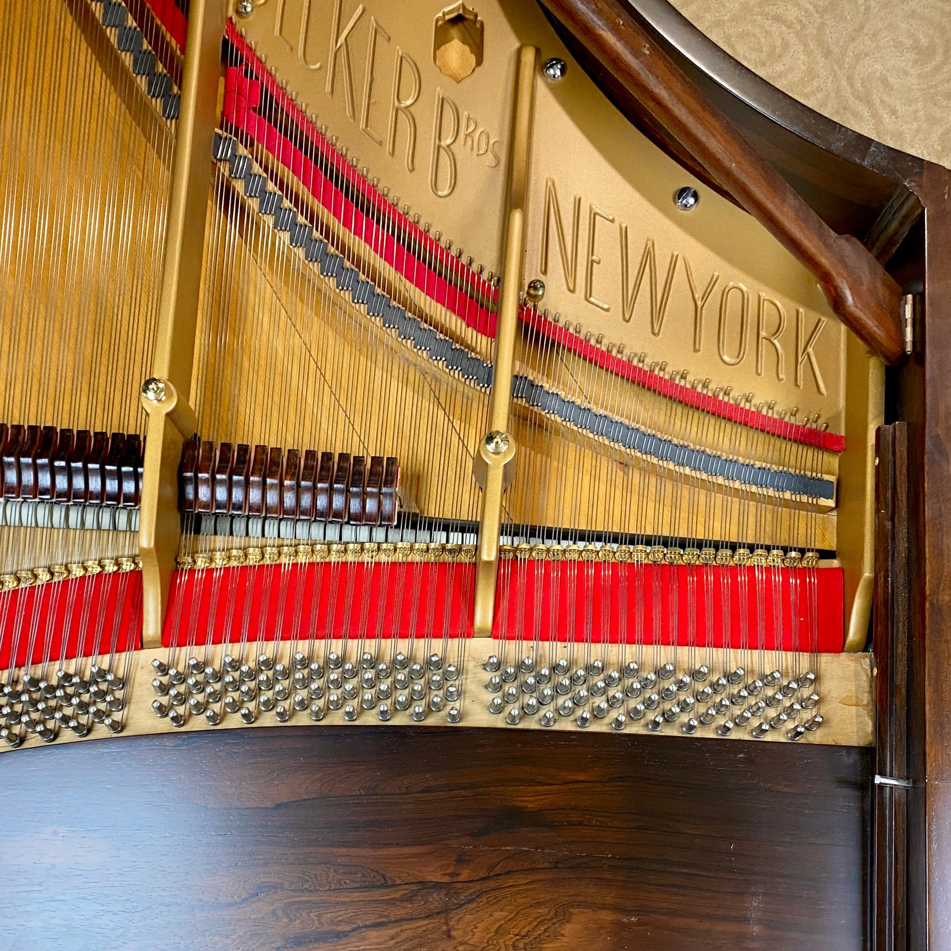 Image 10 of 1869 Decker & Bros Concert Grand 9' with QRS Self Playing System