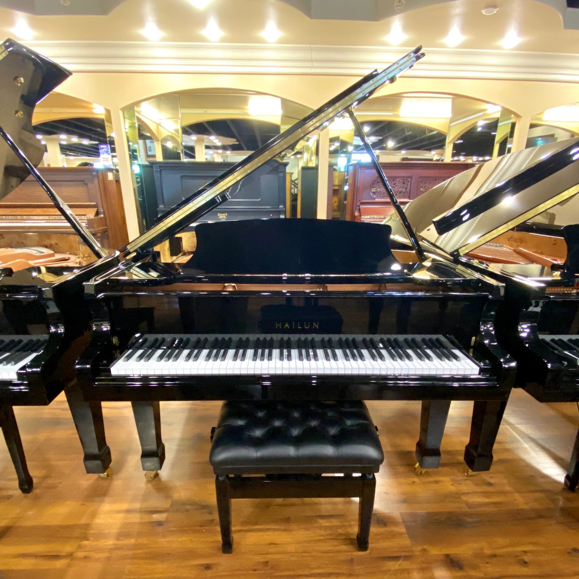Image 3 of Hailun Grand 178 / Polished Ebony / 5'10"