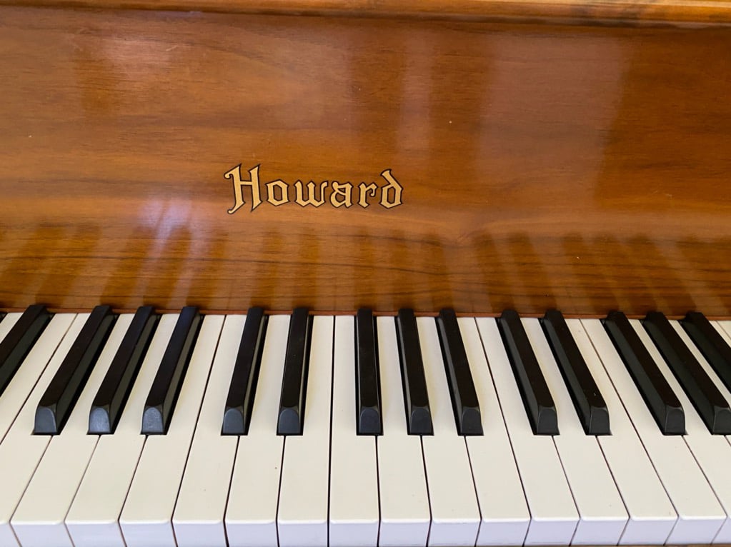 Image 15 of 1969 Howard Grand Piano / 5' / Walnut with QRS Self Playing System