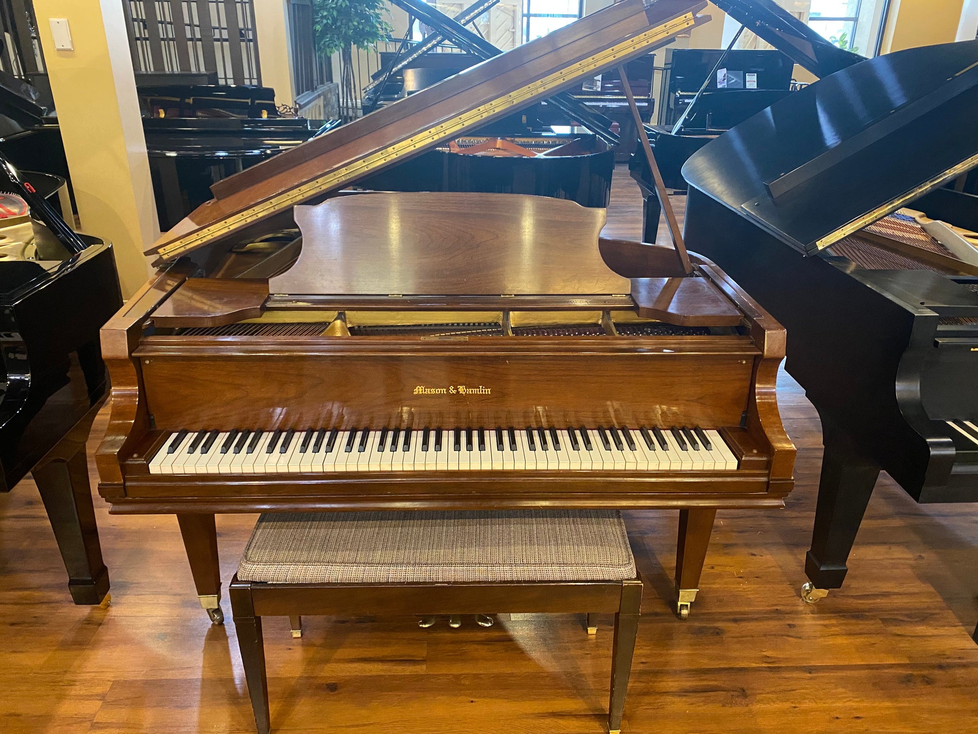 Image 4 of 1974 Mason & Hamlin B / 5'3"/ Satin Ebony 