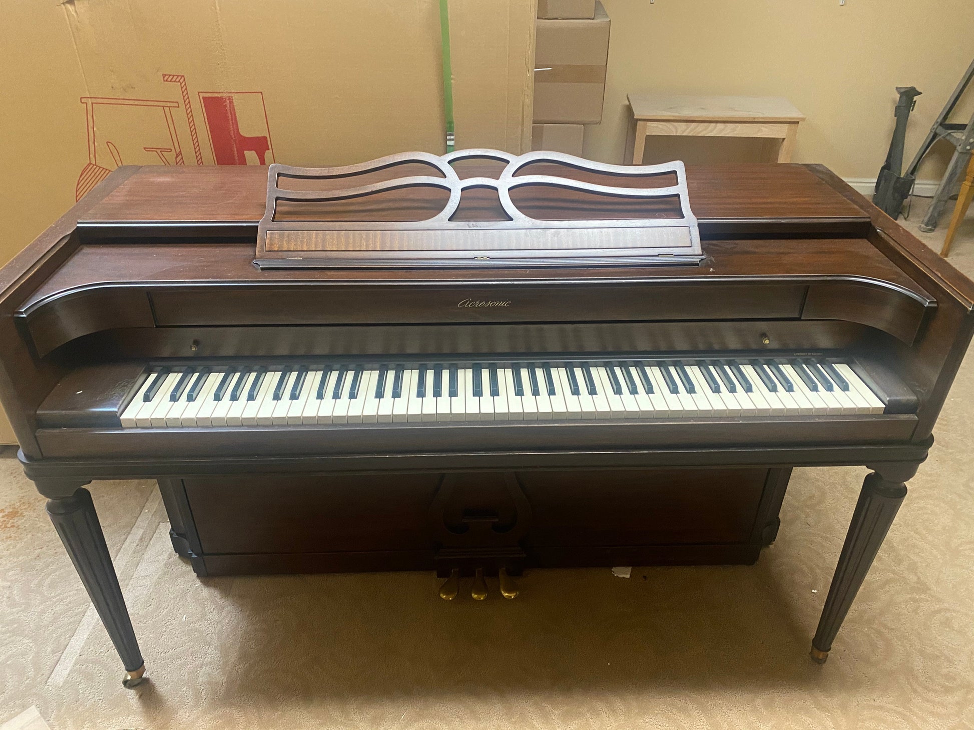Image 16 of Acrosonic Spinet / Satin Ebony 36"