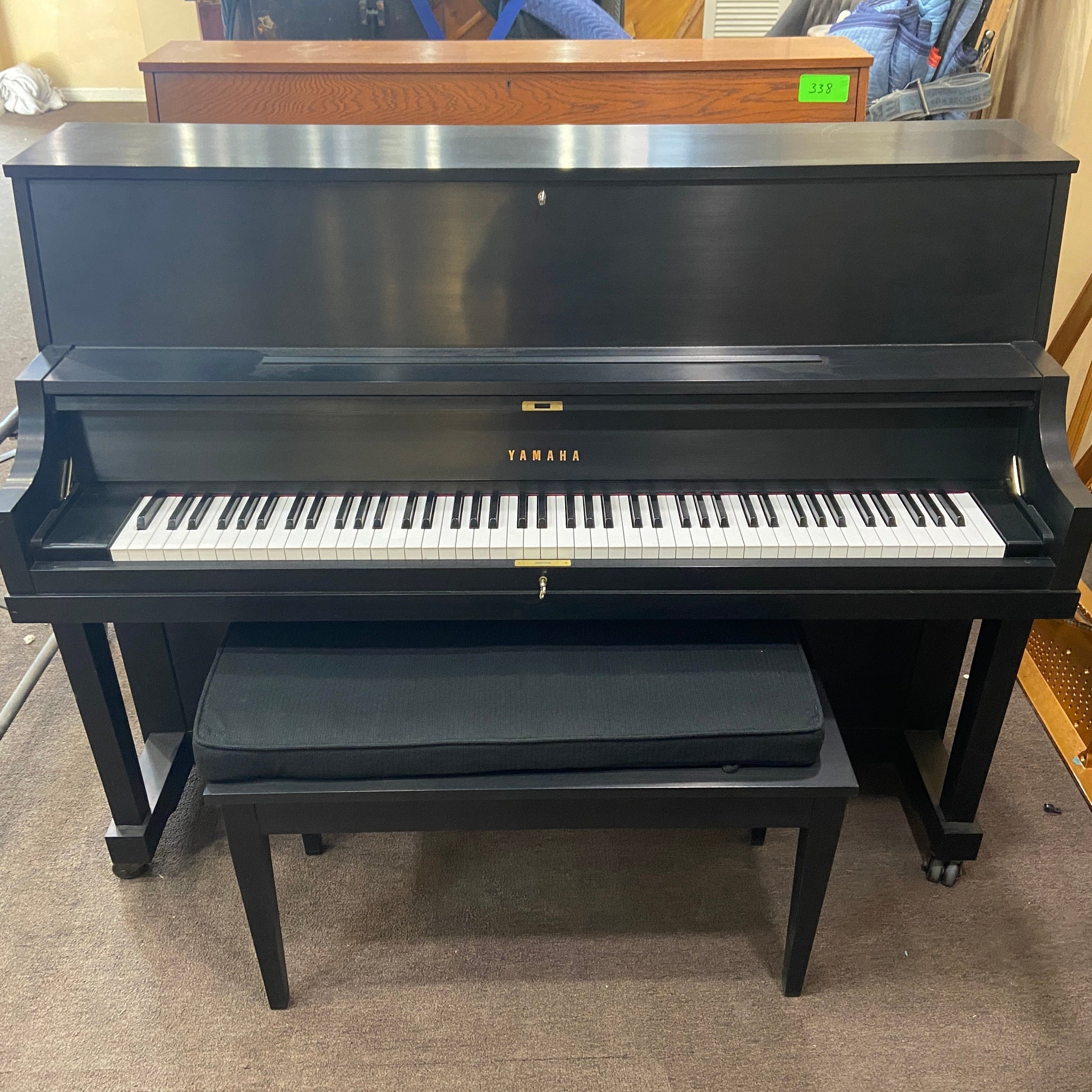 Image 9 of 2005 Yamaha Upright / Satin Ebony 46"