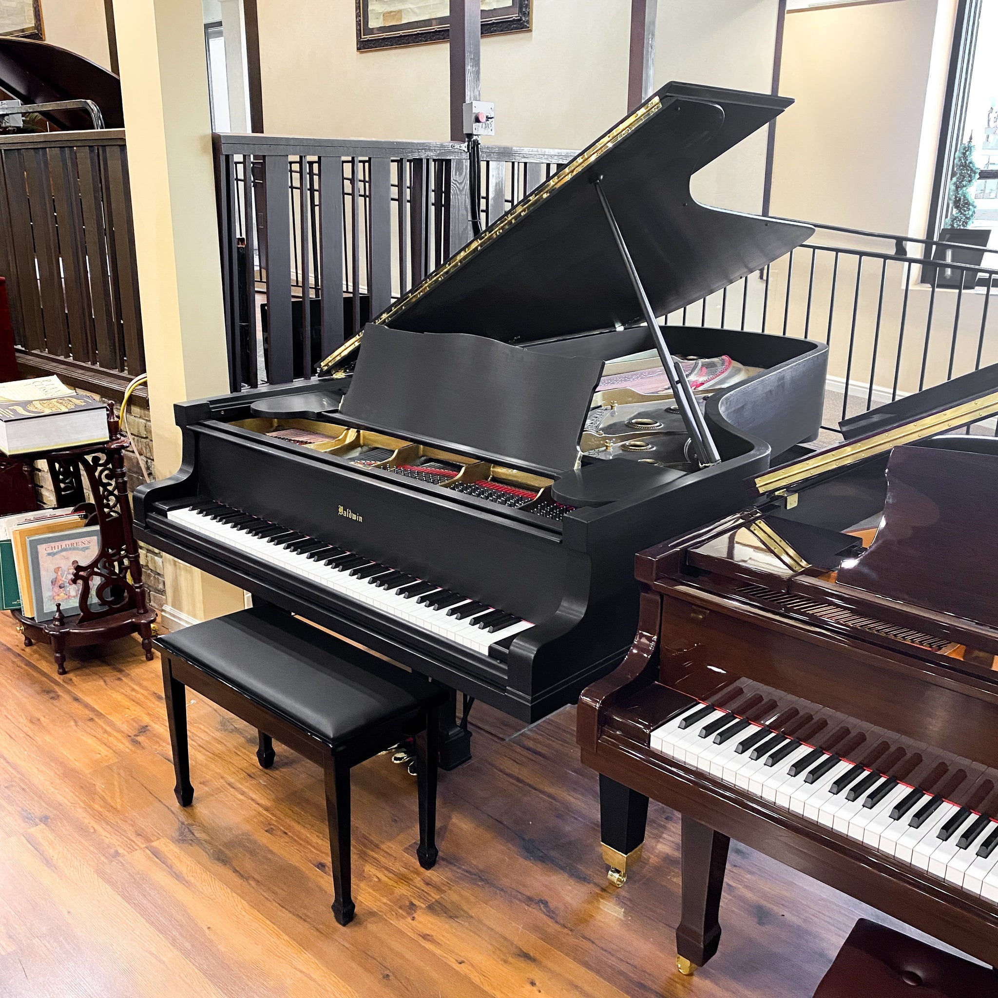 1934 Baldwin Satin Black 9 Concert Grand Piano Brigham Larson Pianos 1934-baldwin-satin-black-9-concert-grand-piano-brigham-larson-pianos