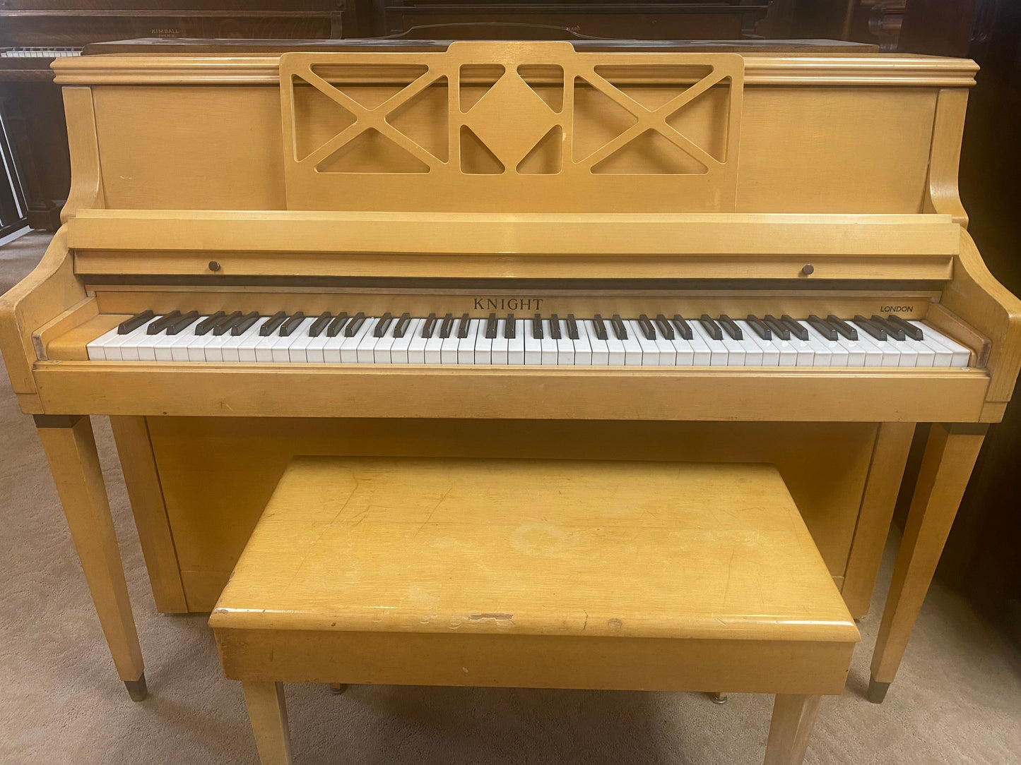Image 11 of 1962 Knight Console 41" / Satin Ebony