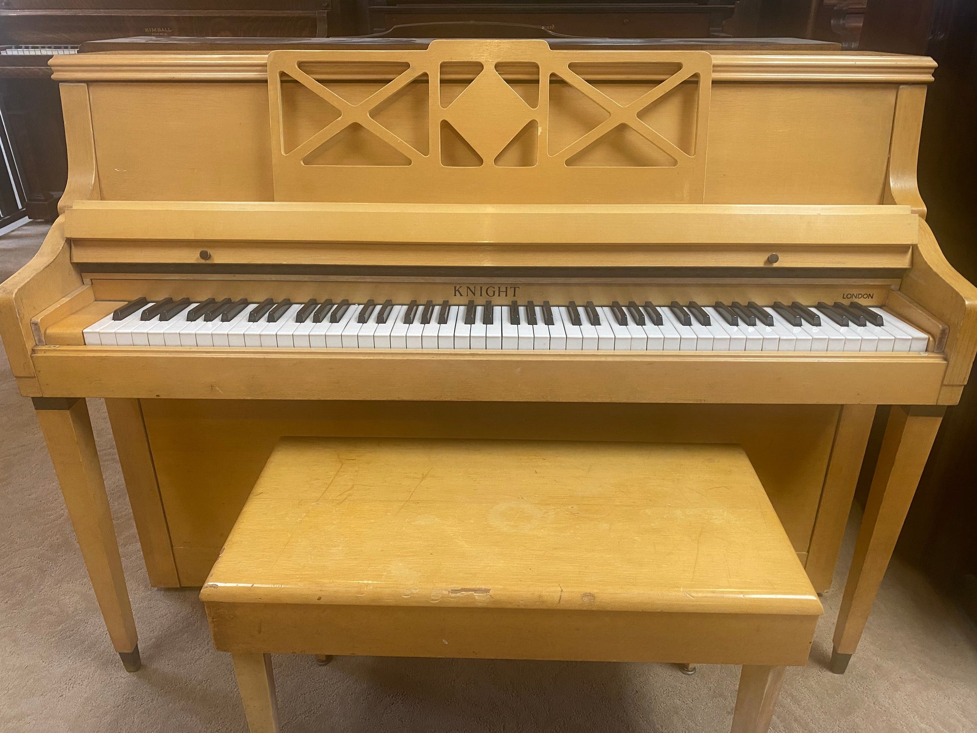 Image 11 of 1962 Knight Console 41" / Satin Ebony